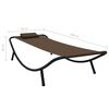 vidaXL Patio Bed Brown 200 x 35.4 " Steel