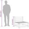 vidaXL Garden Lounge Set White Solid pinewood Medium Modular