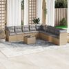 vidaXL Garden Sofa Set Beige