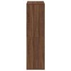 vidaXL Book Cabinet Brown oak Engineered wood Medium Storage