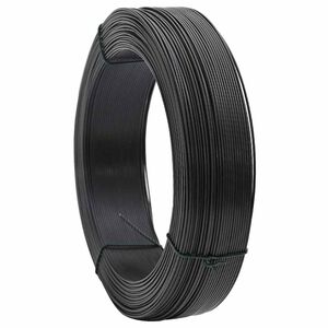 vidaXL Fence Binding Wire 820.2 ' 0.04"/0.06 " Steel Anthracite