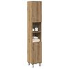vidaXL Bathroom Cabinet Artisan oak Engineered wood Tall