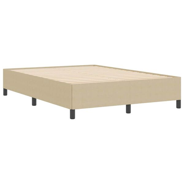 vidaXL Bed Frame Grey Green 55.1" x 78.7" Corduroy fabric
