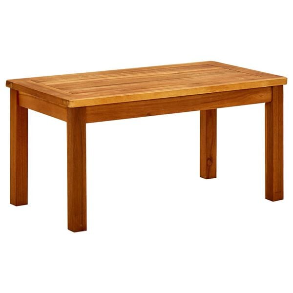 vidaXL Coffee Table Natural Acacia Solid Acacia Wood Small Durable