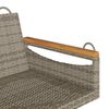 vidaXL Patio Swing Bench Gray