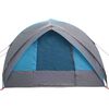 vidaXL Tunnel tent with Roof Blue 161.42 x 112.20 x 77.95 in Taffeta