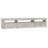 vidaXL TV Cabinet Concrete grey Engineered wood Large TV Cabinet