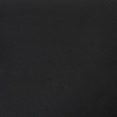 Macro texture view of black leather-like upholstery