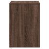 vidaXL Bedside Cabinet Set of 2 Brown Oak Engineered Wood