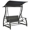 vidaXL Garden Swing Bench Grey