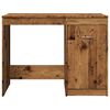 vidaXL Desk Old wood Engineered wood Medium Desk Rectangular Modern