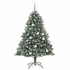 vidaXL Artificial Christmas Tree with 300 LEDs Green 70.87 in