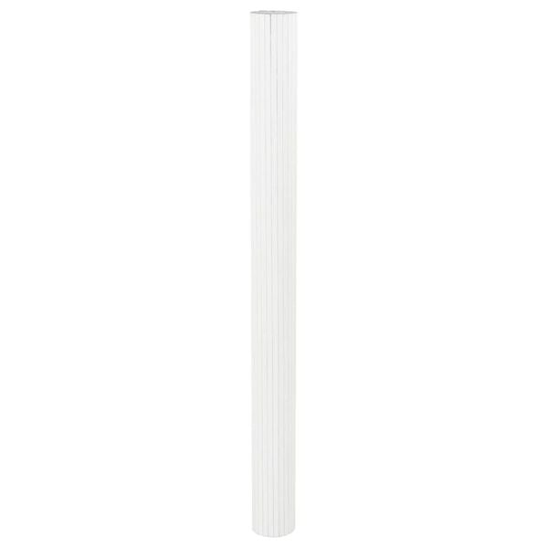 vidaXL Room Divider White 65"x157.5" Bamboo