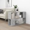 vidaXL Book Cabinet Concrete Grey Engineered Wood