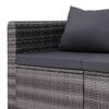 vidaXL Garden Sofa Set Set of 4 Grey