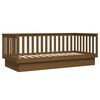 vidaXL Day Bed Honey brown Solid pine wood Standard Durable Day Bed