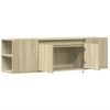 vidaXL TV Wall Cabinet Sonoma oak Engineered wood Large TV Wall Cabinet