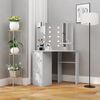 vidaXL Dresser Concrete Grey MDF, Melamine Medium Dressing Table