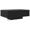 vidaXL Coffee Table Black Oak 33.46 x 21.65 x 12.20 in Engineered Wood