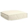 vidaXL Pallet Cushion for suitable for Seat Cream 23.6" x 23.6" x 4.7