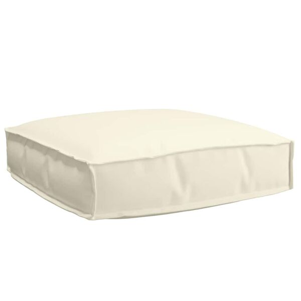 vidaXL Pallet Cushion for suitable for Seat Cream 23.6" x 23.6" x 4.7