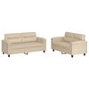 vidaXL Sofa Set Cream