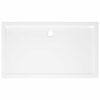 vidaXL Rectangular ABS Shower Base Tray White 27.6"x47.2"