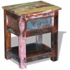 vidaXL Side Table Multicolor Solid reclaimed wood Compact Side Table
