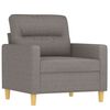 vidaXL Sofa Set Taupe Fabric (100% polyester), metal, textilene, plywood
