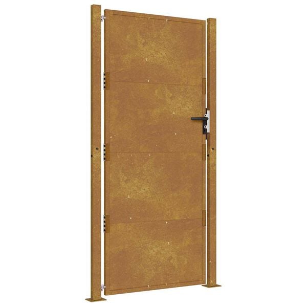 vidaXL Garden Gate 39.4x78.7" Corten Steel