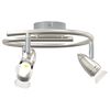 vidaXL Ceiling Spotlight Matt nickel 25 x 24 x 12 cm Steel