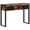 vidaXL Console Table Multicolour Solid reclaimed wood 39.4x13.8x29.5 in