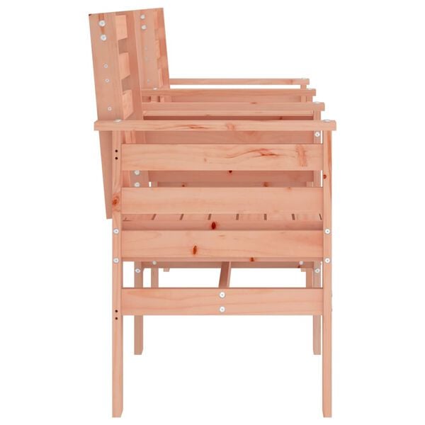 vidaXL Garden Bench Natural Wood Solid Douglas Fir wood 2-Seater Durable