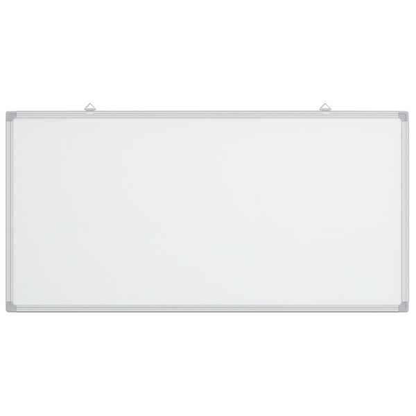 vidaXL Magnetic Whiteboard 23.6"x11.8"x0.7" Aluminum