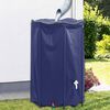 vidaXL Water Tank Blue PVC Large Collapsible Water Tank Cylindrical