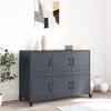 vidaXL Sideboard Anthracite 39.6"x15.4"x28.3" Steel