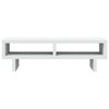 vidaXL Monitor Stand White 19.7x10.6x5.9" Engineered Wood
