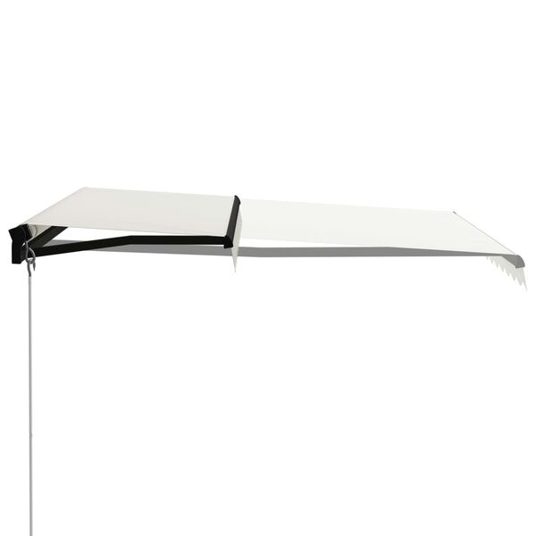 vidaXL Manual Retractable Awning 118.1"x98.4" Cream