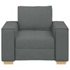 vidaXL Sofa Chair Dark Grey 23.6 " Fabric