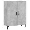 vidaXL Highboard Concrete grey Engineered wood, metal Medium Highboard