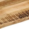 vidaXL Table Top Natural wood Solid rough mango wood 39.4 x 31.5 in