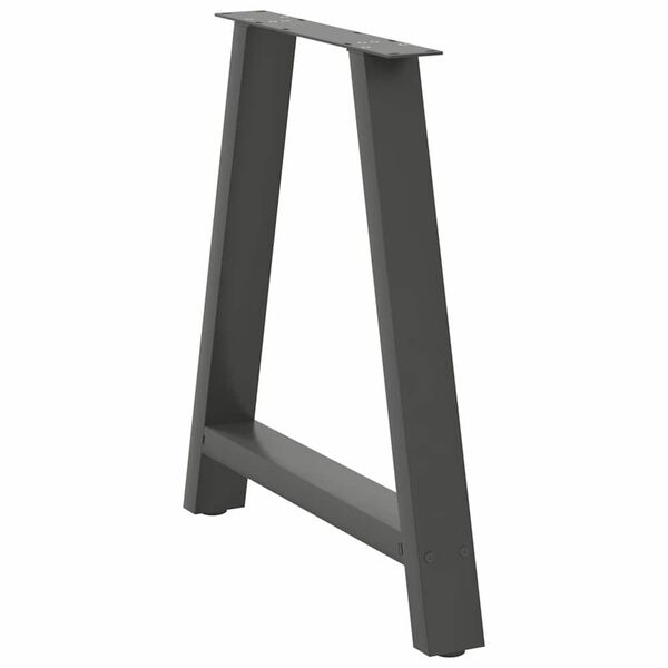 vidaXL Coffee Table Leg Anthracite Powder-Coated Steel Medium