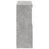 vidaXL Sideboard with LED Lights Concrete Gray 31.9"x14.6"x39.4"
