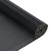 vidaXL Rug Black Bamboo 23.6 x 196.9 in Non-slip Area Rug