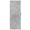 vidaXL Wall Mounted Cabinet Set of 2 Concrete grey Engineered wood, metal