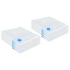 vidaXL Storage Bags 10 pcs Transparent and Blue 39.37 x 31.50 in