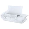 vidaXL Duvet Cover Set White Microfiber (100% polyester) Standard