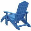 vidaXL Garden Chair Aqua Blue HDPE Standard Detachable