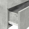 vidaXL Bedside Cabinet Concrete grey Engineered wood Standard