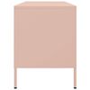 vidaXL TV Cabinet Pink Steel Medium Media Cabinet Rectangular